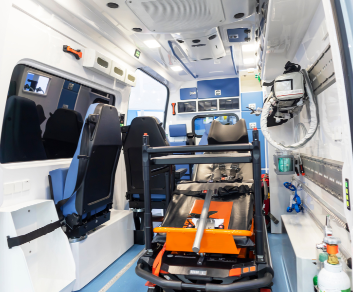 Stretcher and gurney transportation service by The Medical Ride